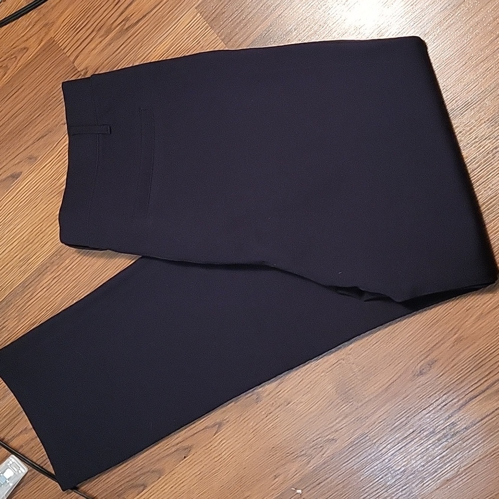 Quince NAVY Ultra Stretch Ponte STRAIGHT LEG Pants in Many Sizes - Picture 8 of 10